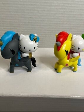 Silver And Yellow Kitty  - Hello Kitty TOKIDOKI Exclusive To 7-11 Hong Kong